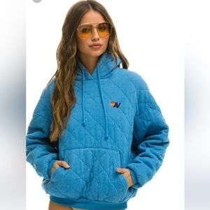 Aviator nation quilted set- ocean